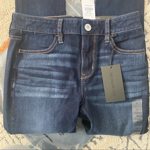 Ae Dream Jean Hirise Jegging In Deepest 